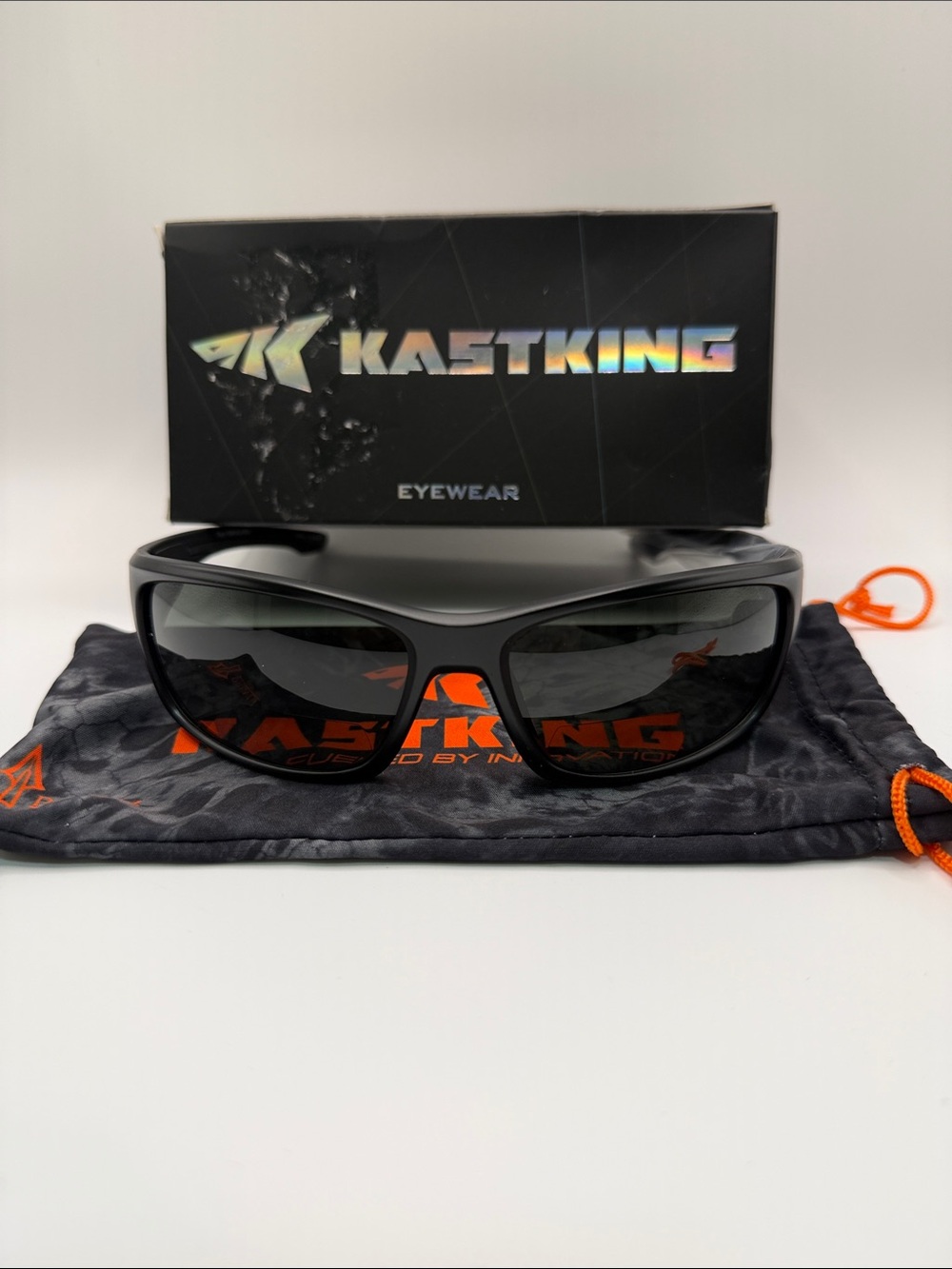 Kastking Men's Polarized Black Sport/Fishing Sunglasses Reader 2.5